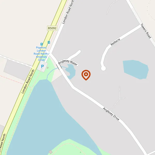 Map showing approximate location: 1C, Anglesey Drive, Poynton, SK12 1BT