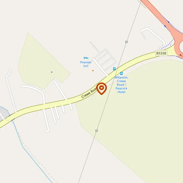 Map showing approximate location: The Headmasters House, 235, Crewe Road, Willaston, CW5 6NE