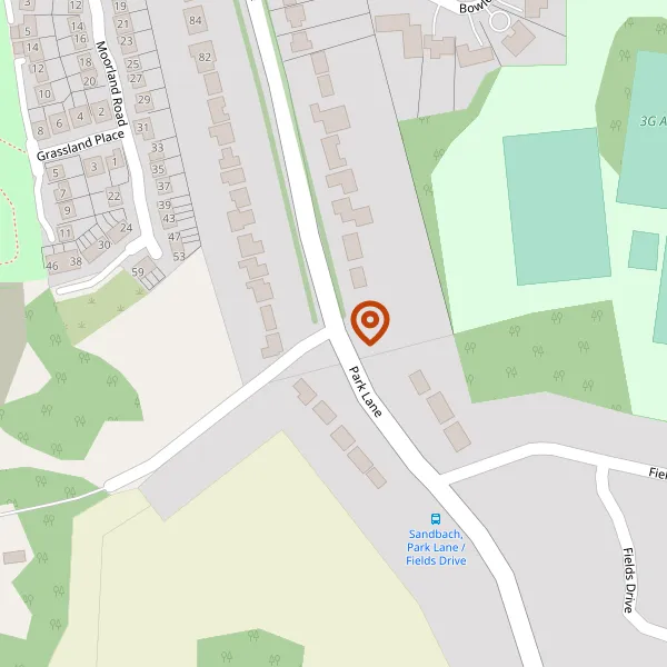 Map showing approximate location: 10, ABBEYFIELDS, PARK LANE, SANDBACH, CHESHIRE, CW11 1EP