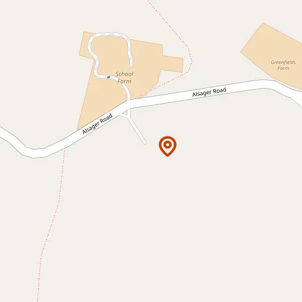 Map showing approximate location: Walnut Tree Farm, Alsager Road, Hassall, CW11 4SA