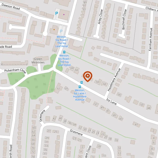 Map showing approximate location: 66, Ivy Lane, Macclesfield, Cheshire, SK11 8NU