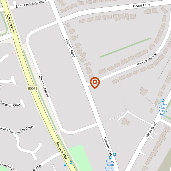 Map showing approximate location: 55, ELWORTH ROAD, SANDBACH, CW11 3HN