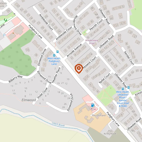 Map showing approximate location: Land West Of, PADGBURY LANE, CONGLETON