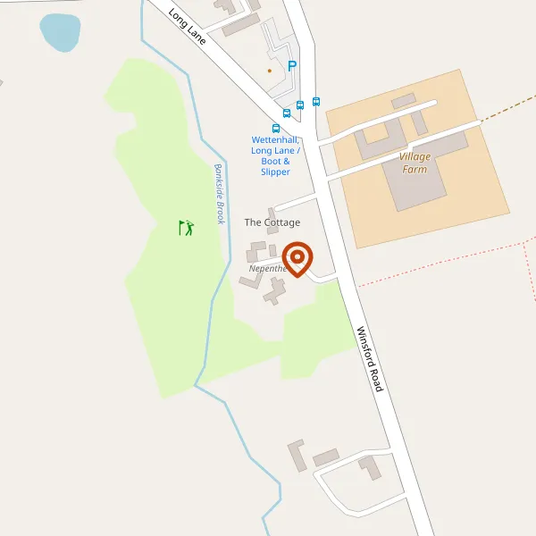 Map showing approximate location: Nepenthe, Winsford Road, Wettenhall, CW7 4DL