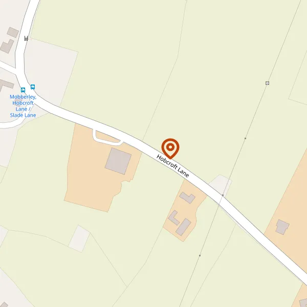 Map showing approximate location: Green Bank Farm, Hobcroft Lane, Mobberley, Cheshire, WA16 7QR