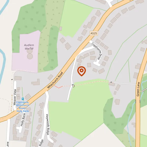 Map showing approximate location: Spring Morn, Copthorne Drive, Audlem, CW3 0EQ