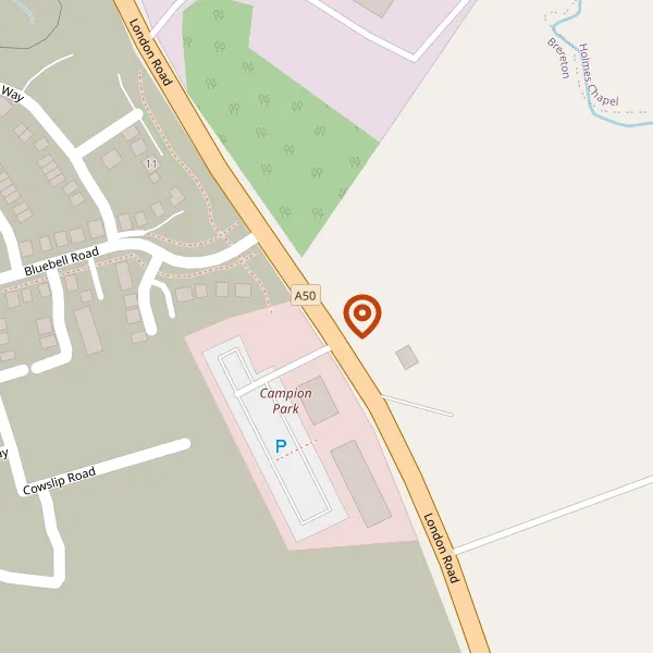 Map showing approximate location: 110A, London Road, Holmes Chapel, CW4 8AY