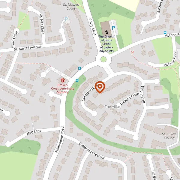 Map showing approximate location: 12, Landseer Drive, Macclesfield, Macclesfield, Cheshire, SK10 3RU