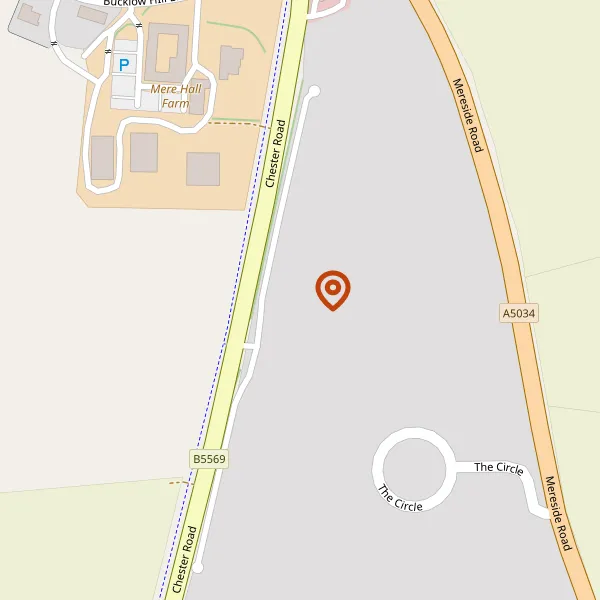 Map showing approximate location: CONIFER HOUSE, CHESTER ROAD, MERE, WA16 6LF