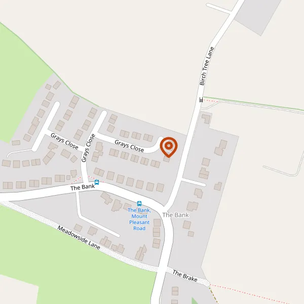 Map showing approximate location: 36, Grays Close, Scholar Green, ST7 3LU