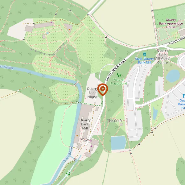 Map showing approximate location: Quarry Bank House, Quarry Bank Road, Styal, Cheshire, SK9 4LA