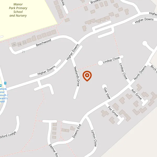 Map showing approximate location: 3, YEWLANDS DRIVE, KNUTSFORD, WA16 8AP