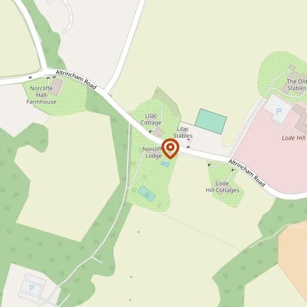 Map showing approximate location: NORCLIFFE LODGE, ALTRINCHAM ROAD, STYAL, SK9 4LH