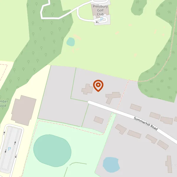 Map showing approximate location: Stone Cottage, 14, Summerhill Road, Prestbury, Cheshire, SK10 4AH