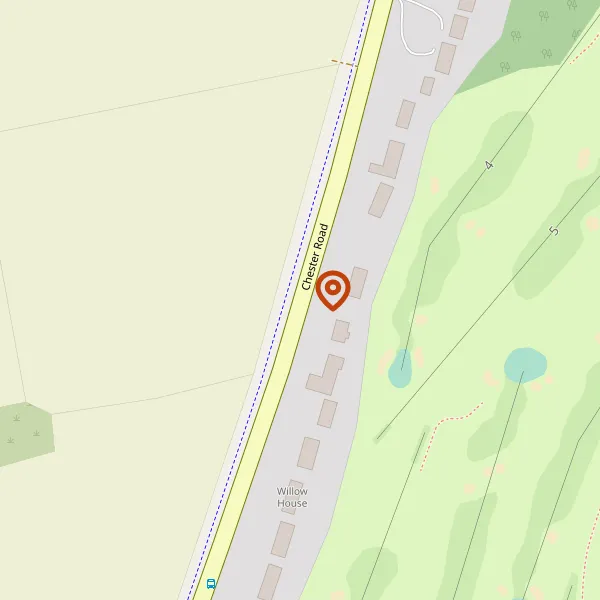 Map showing approximate location: Oakmere, Chester Road, Mere, Cheshire, Wa16 6Lg