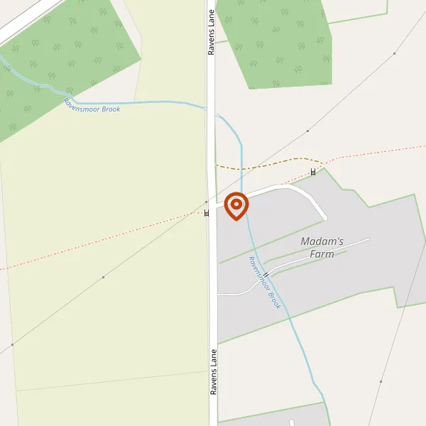 Map showing approximate location: Elm Cottage, Ravens Lane, Burland, Nantwich, Cheshire, CW5 8PF