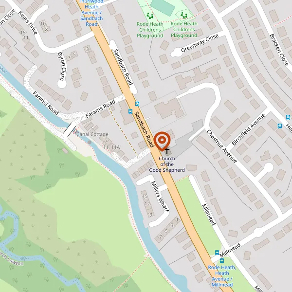 Map showing approximate location: 27, BIBBY STREET, RODE HEATH, STOKE-ON-TRENT, CHESHIRE, ST7 3RR