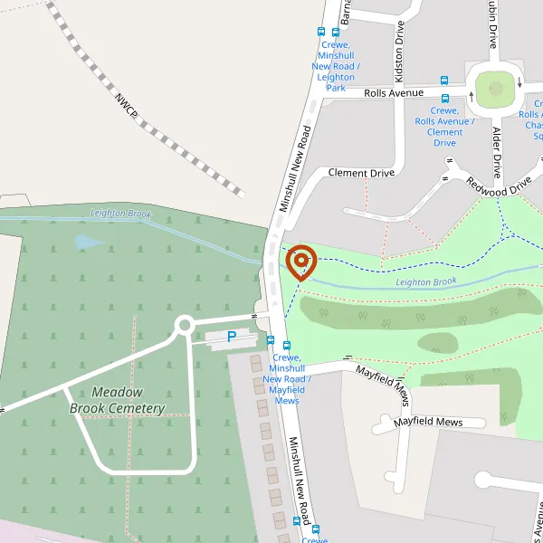 Map showing approximate location: 173, Minshull New Road, Crewe, CW1 3PW