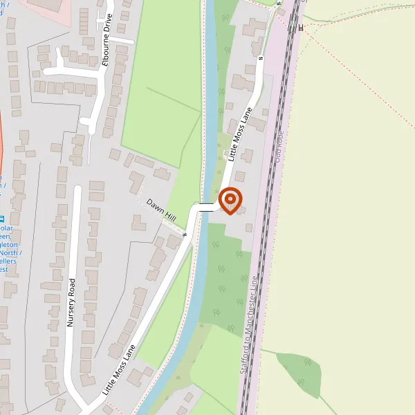 Map showing approximate location: Plot 3, LITTLE MOSS LANE, SCHOLAR GREEN