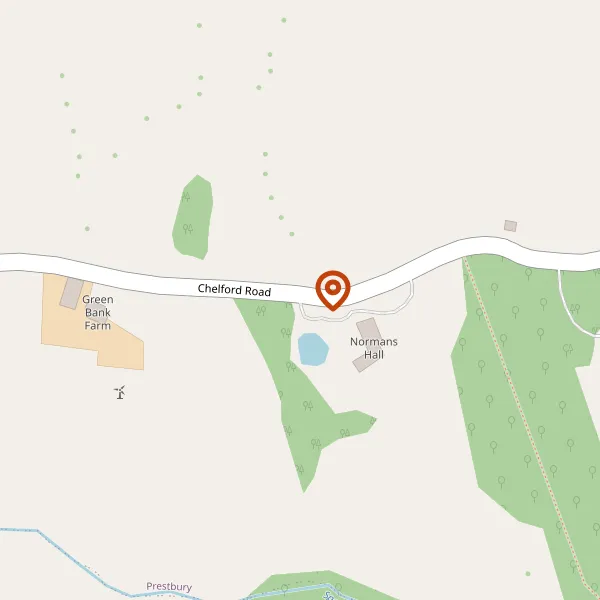 Map showing approximate location: Normans Hall, Chelford Road, Prestbury, Cheshire, SK10 4PT