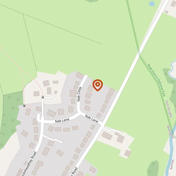 Map showing approximate location: 7, Nab Close, Bollington, SK10 5RB