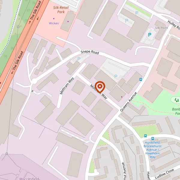 Map showing approximate location: Unit 5, Mottram Way, Macclesfield, Sk10 2Dh