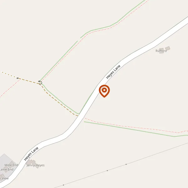 Map showing approximate location: Land Adjoining Jenny Heyes, Heyes Lane, Alderley Edge, SK9 7LH