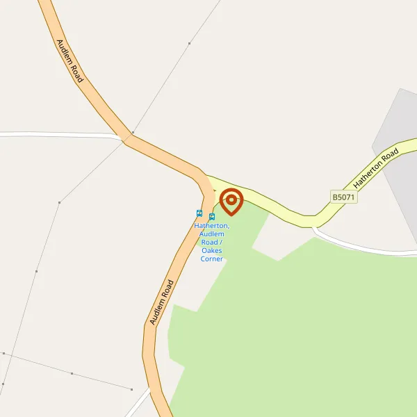 Map showing approximate location: Bank House Farm, Oakes Corner, Audlem Road, Hatherton, CW5 7PQ