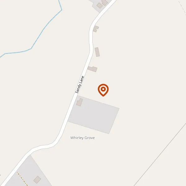 Map showing approximate location: Land adjacent to 64, Sandy Lane, Macclesfield, Cheshire, SK10 4RJ