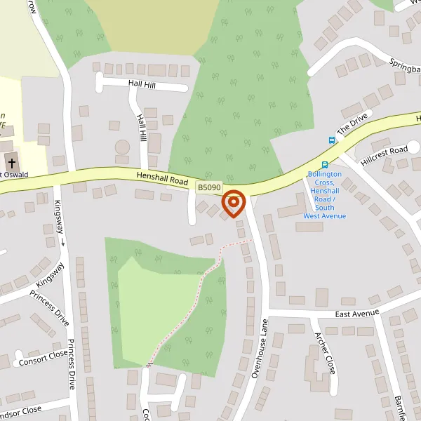 Map showing approximate location: 3, Nursery Road, Bollington, Macclesfield, Cheshire, SK10 5DL