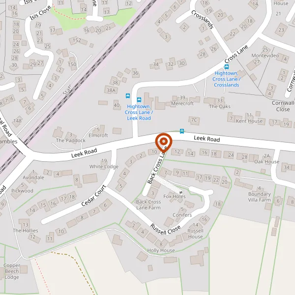 Map showing approximate location: 10, Leek Road, Congleton, CW12 3HS