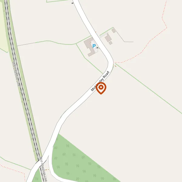 Map showing approximate location: HOUGH GREEN FARM, MOBBERLEY ROAD, ASHLEY, CHESHIRE, WA15 0QL