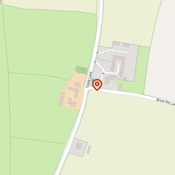 Map showing approximate location: Brick Wall Farm, Coole Lane, Audlem, CW3 0ER