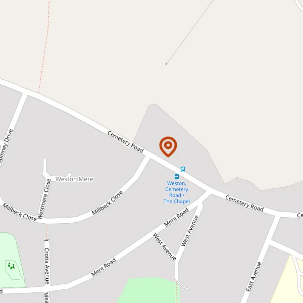 Map showing approximate location: Land At Cemetery Road, Weston, Crewe, Cw2 5Lq