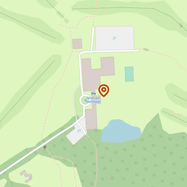 Map showing approximate location: Mottram Hall Hotel, Wilmslow Road, Mottram St Andrew, SK10 4QT