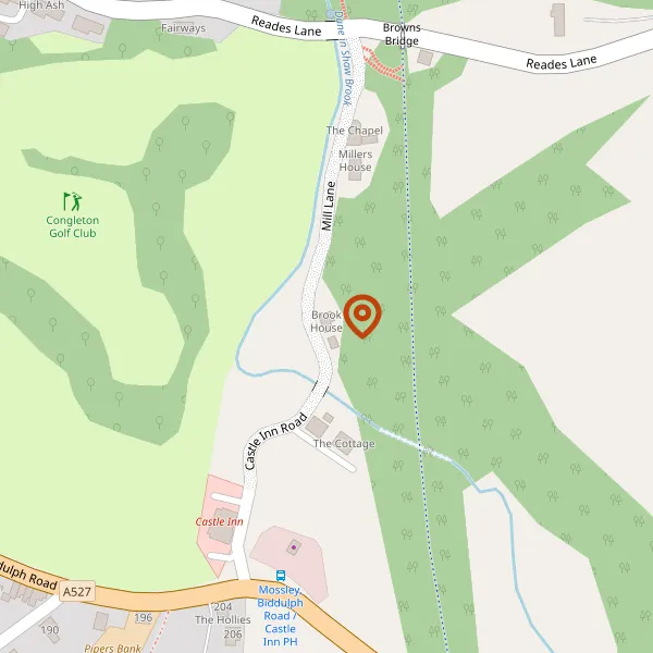 Map showing approximate location: 1, The Cottage, Castle Inn Road, Congleton, CW12 3LP