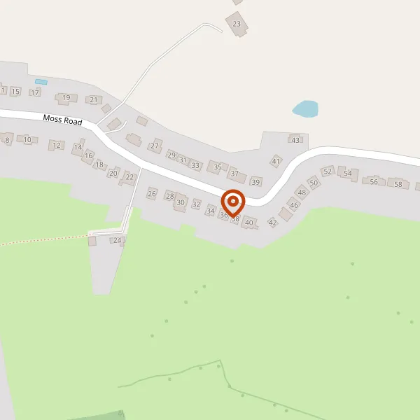 Map showing approximate location: Beverley, 34, Moss Road, Alderley Edge, SK9 7HZ