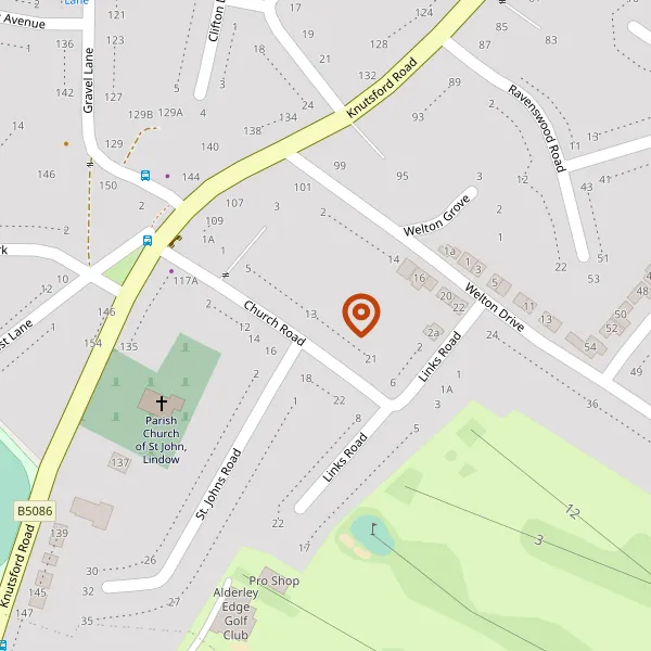 Map showing approximate location: 15, Church Road, Wilmslow, Cheshire, SK9 6HH