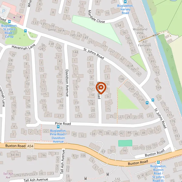 Map showing approximate location: 9, Leigh Road, Congleton, CW12 2EG