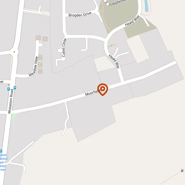 Map showing approximate location: 3B, Moorfields, Willaston, CW5 6QY