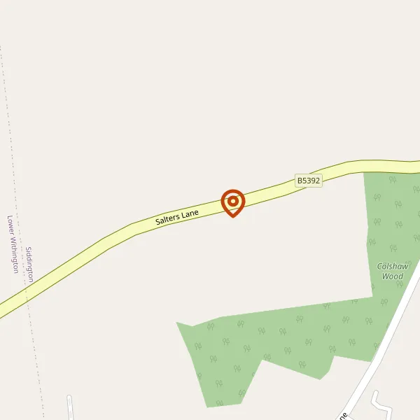 Map showing approximate location: Redes House, Salters Lane, Siddington, Sk11 9Lh