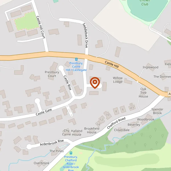 Map showing approximate location: 9, Castlegate Mews, Prestbury, SK10 4BP