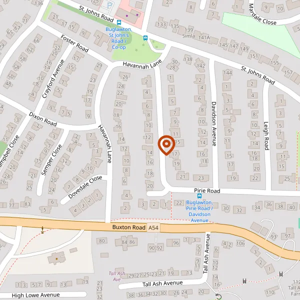 Map showing approximate location: 14, Pirie Road, Congleton, CW12 2EE