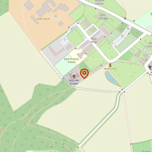 Map showing approximate location: Norcliffe Farm, Styal Road, Wilmslow, Cheshire, SK9 4HZ