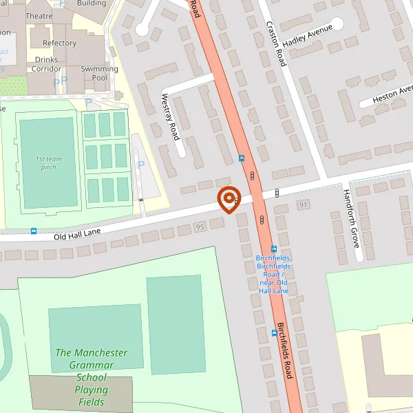 Map showing approximate location: Land Off Old Hall Lane, Tabley