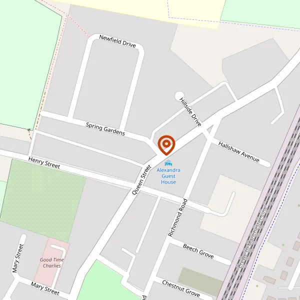 Map showing approximate location: 143, Queen Street, Crewe, Cw1 4Aw