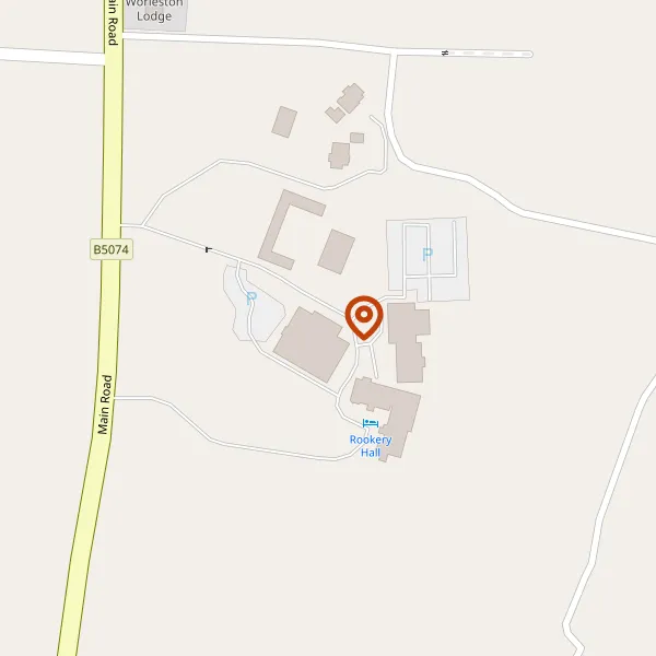 Map showing approximate location: Rookery Hall, Main Road, Worleston, CW5 6DR