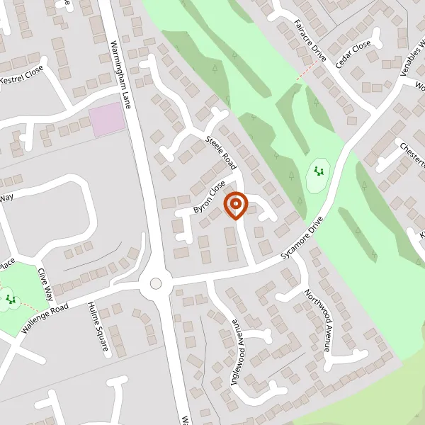 Map showing approximate location: 3, Byron Close, Middlewich, Cheshire, CW10 0RD