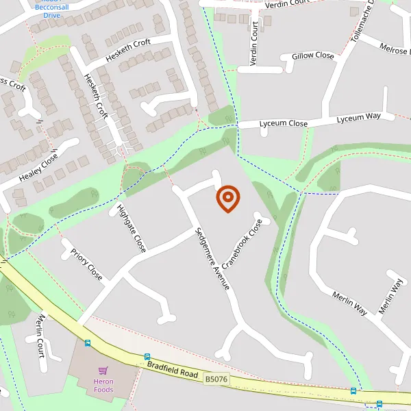 Map showing approximate location: 2, Englefield Close, Leighton, CW1 3YN