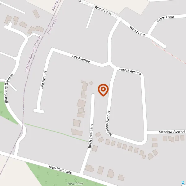 Map showing approximate location: Wildacre, 6 Birch Tree Lane, Goostrey, CW4 8NS